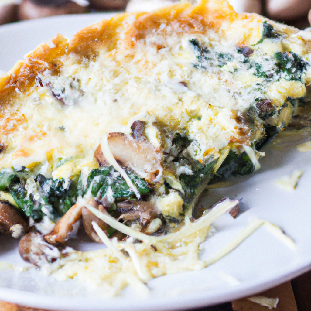 Spinach And Mushroom Frittata