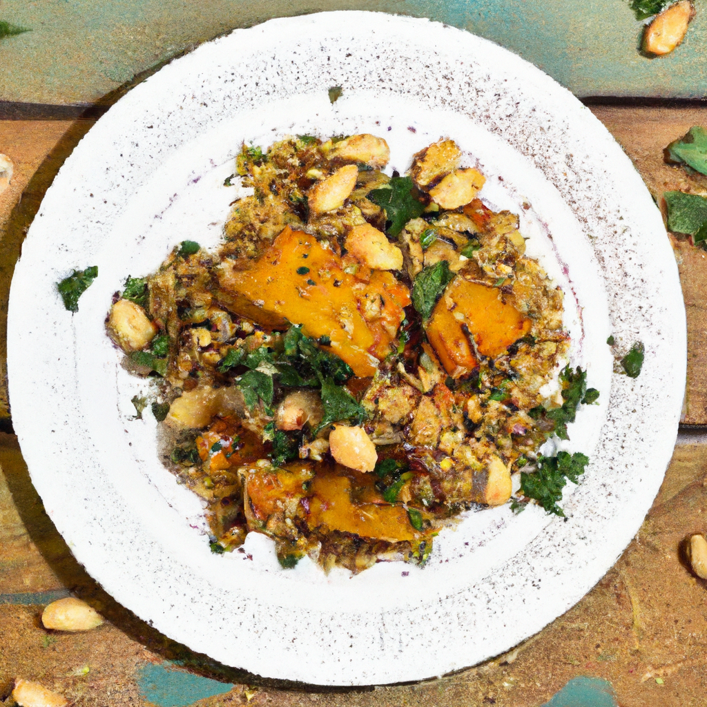 Vegetarian Moroccan Stuffed Squash