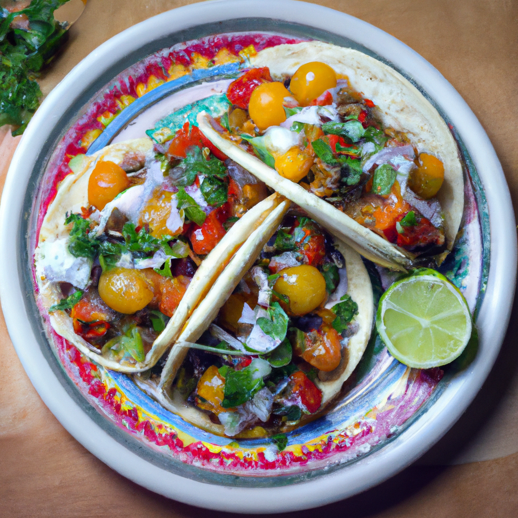 Cassava And Black Bean Tacos
