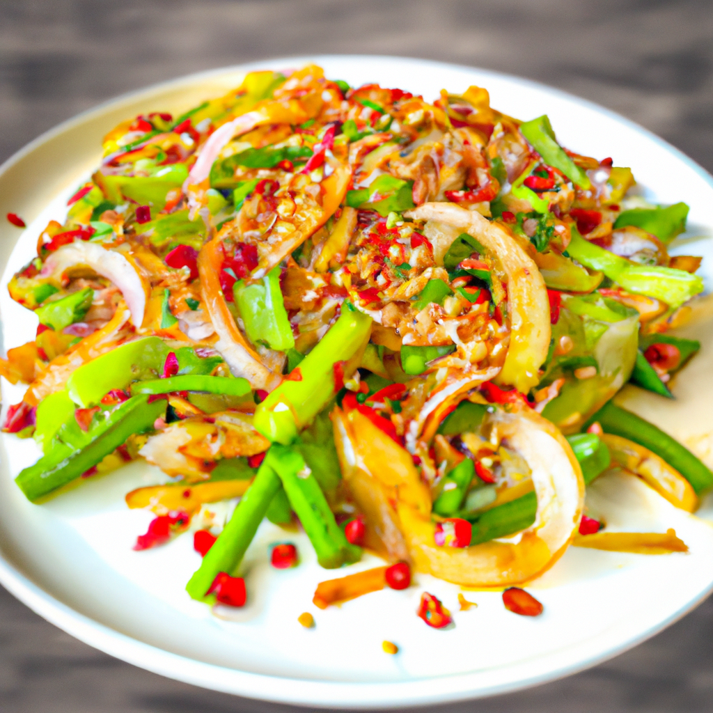 Crispy Spicy Vegetable Stir Fry