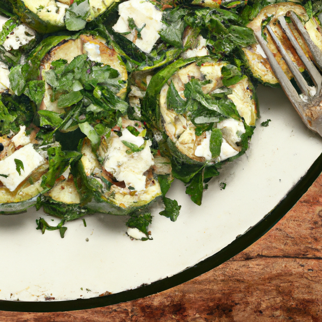 Greek Style Roasted Zucchini