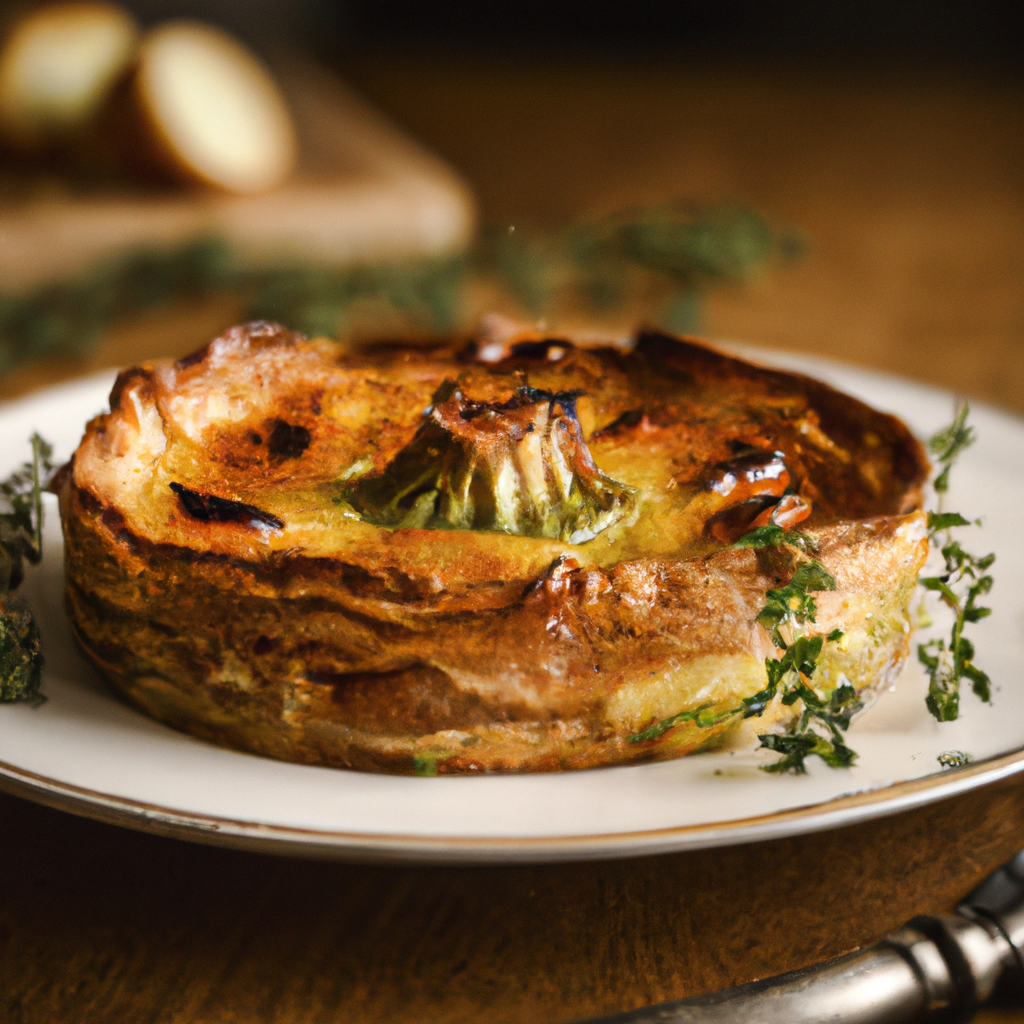 Leek Tarte Tatin