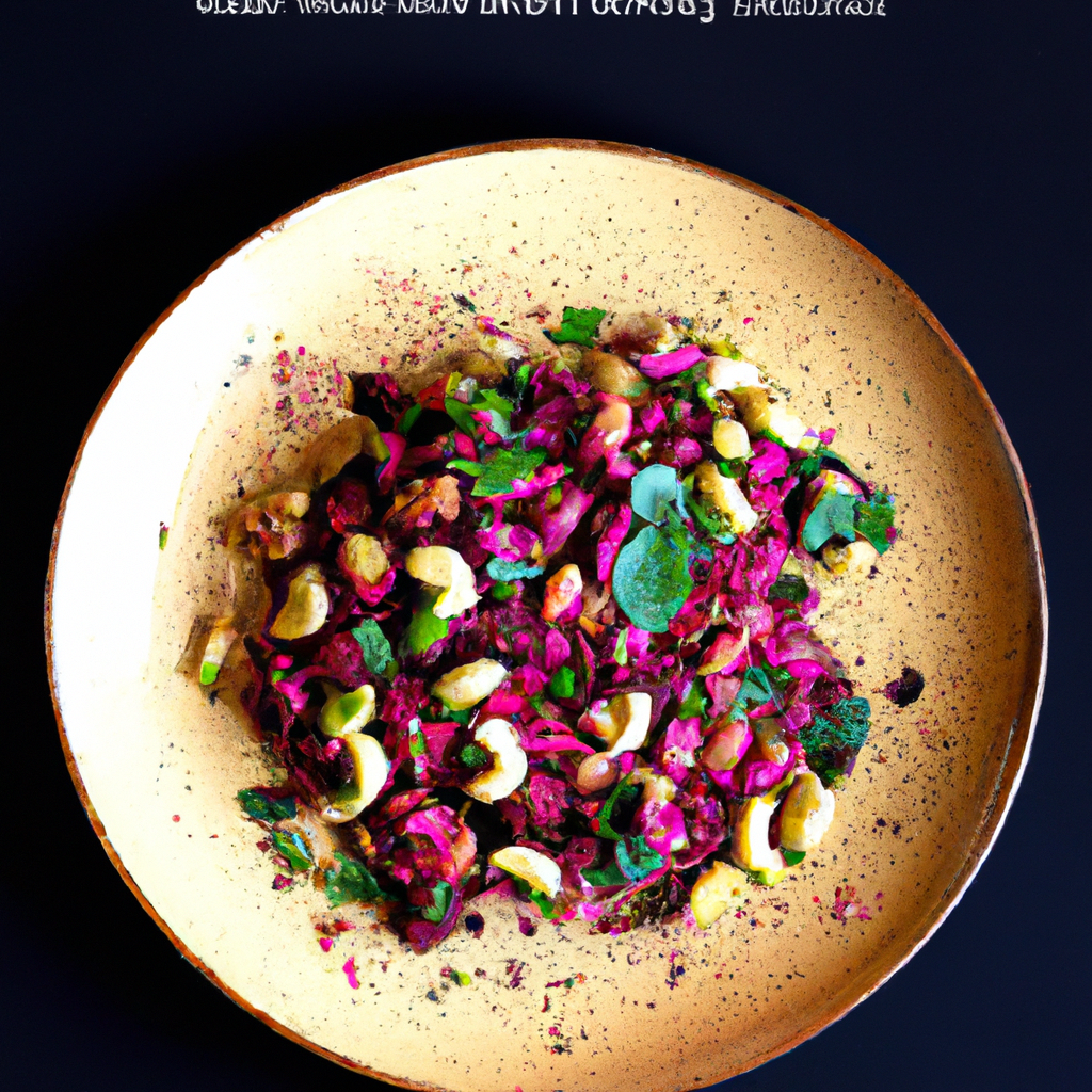 Moroccan Roasted Beet And Pistachio Salad
