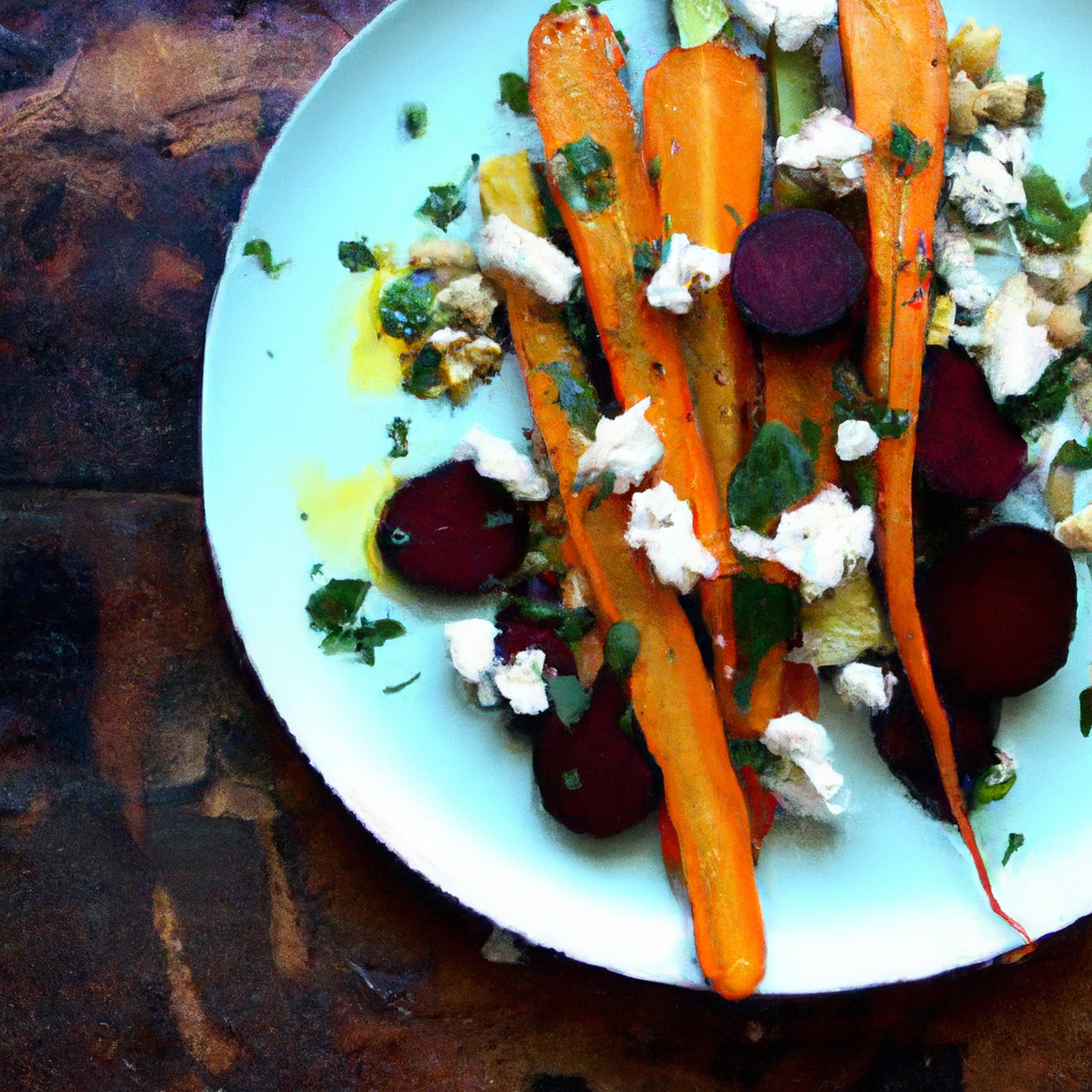 Moroccan Roasted Carrot And Beet Salad
