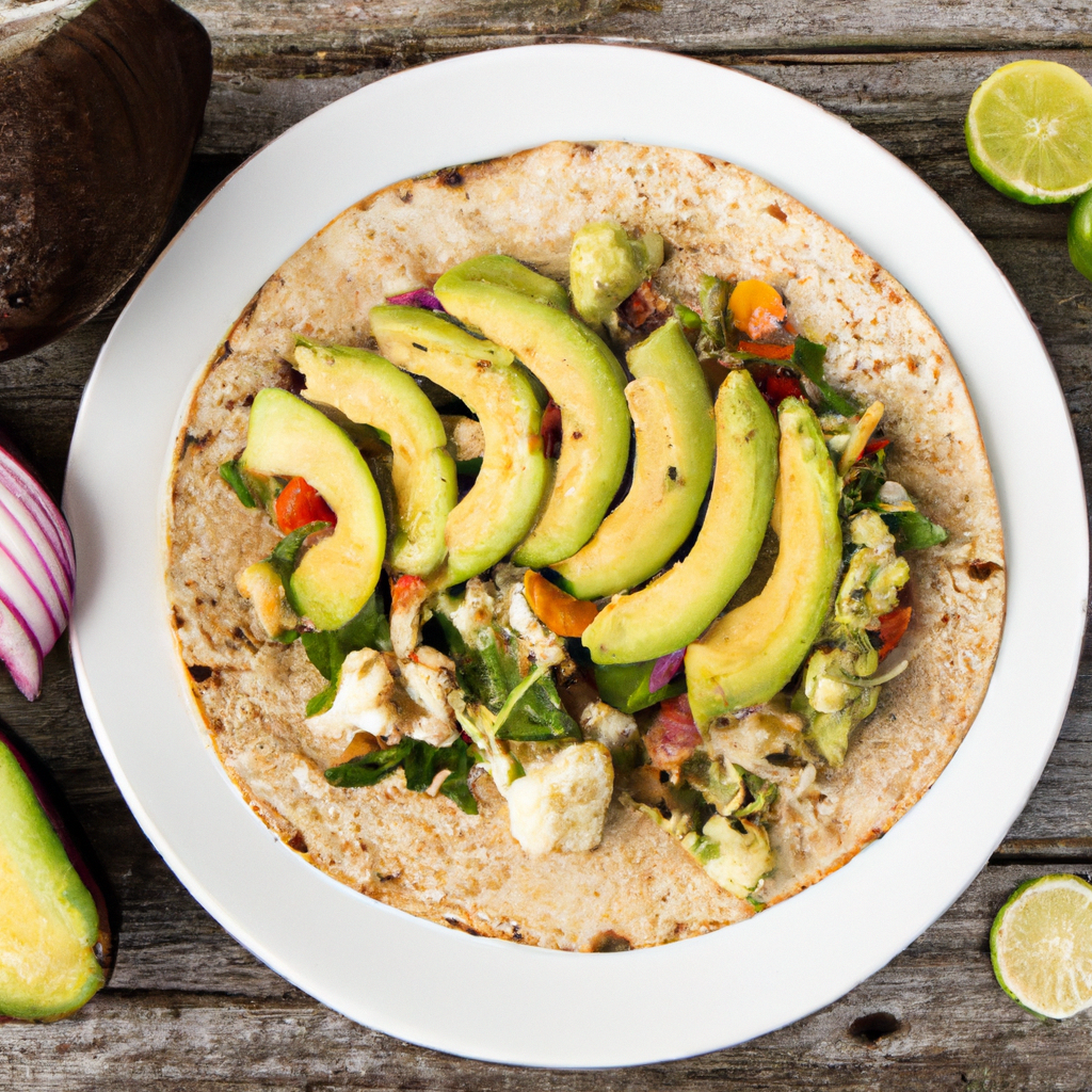 Roasted Cauliflower And Black Bean Fajitas