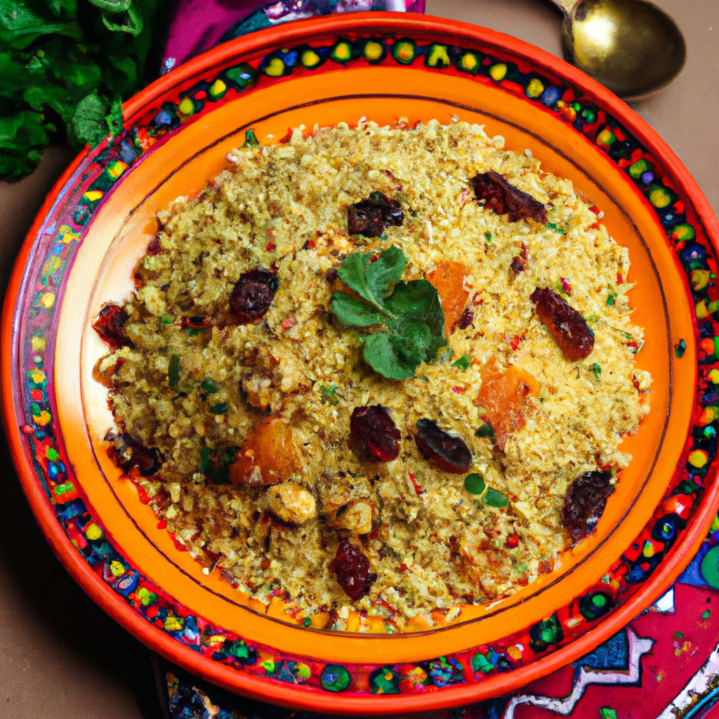 Spiced Couscous With Dried Fruits