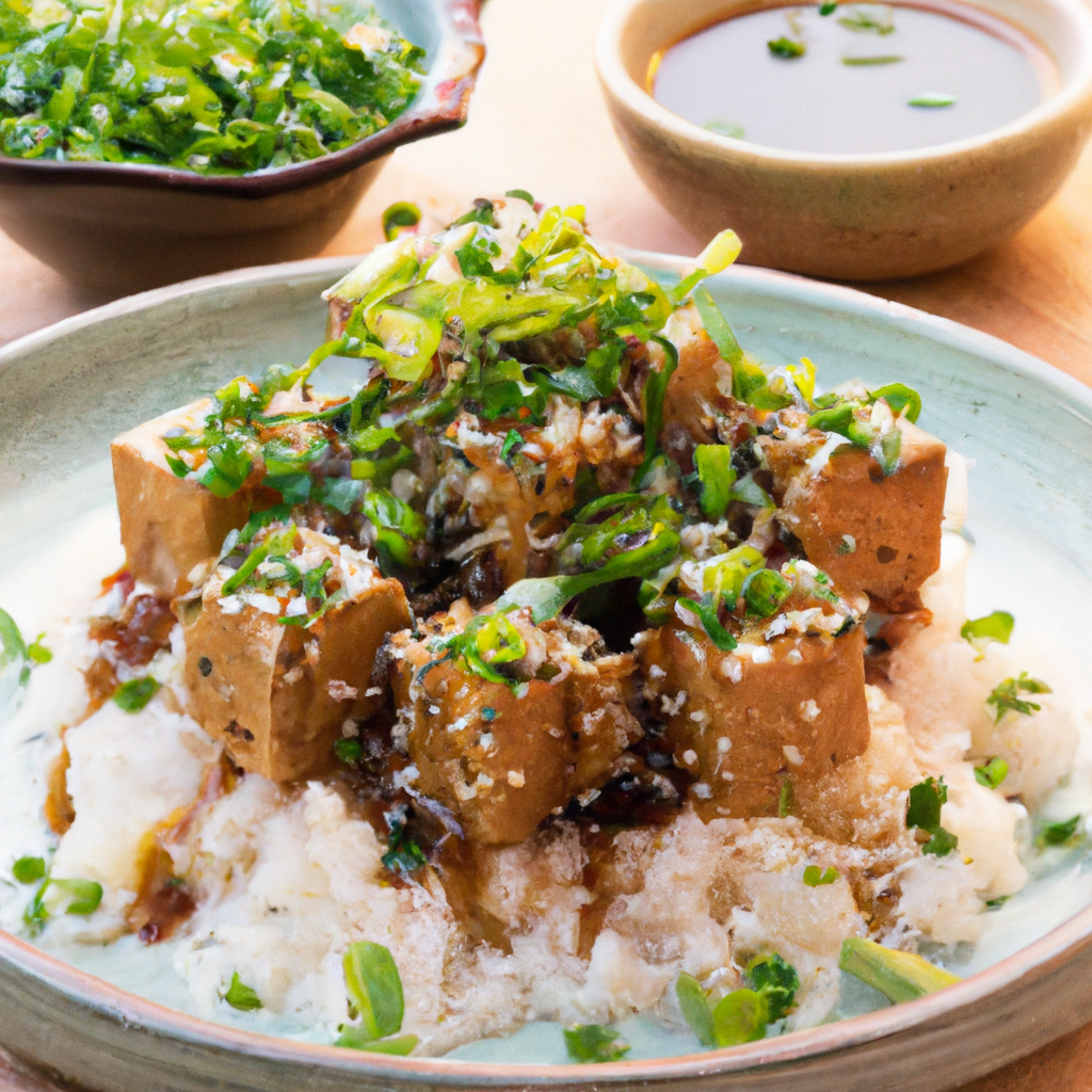 Tofu With Sesame Ginger Sauce