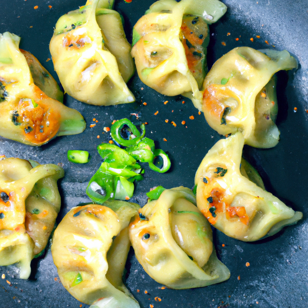 Vegetarian Kimchi Dumplings