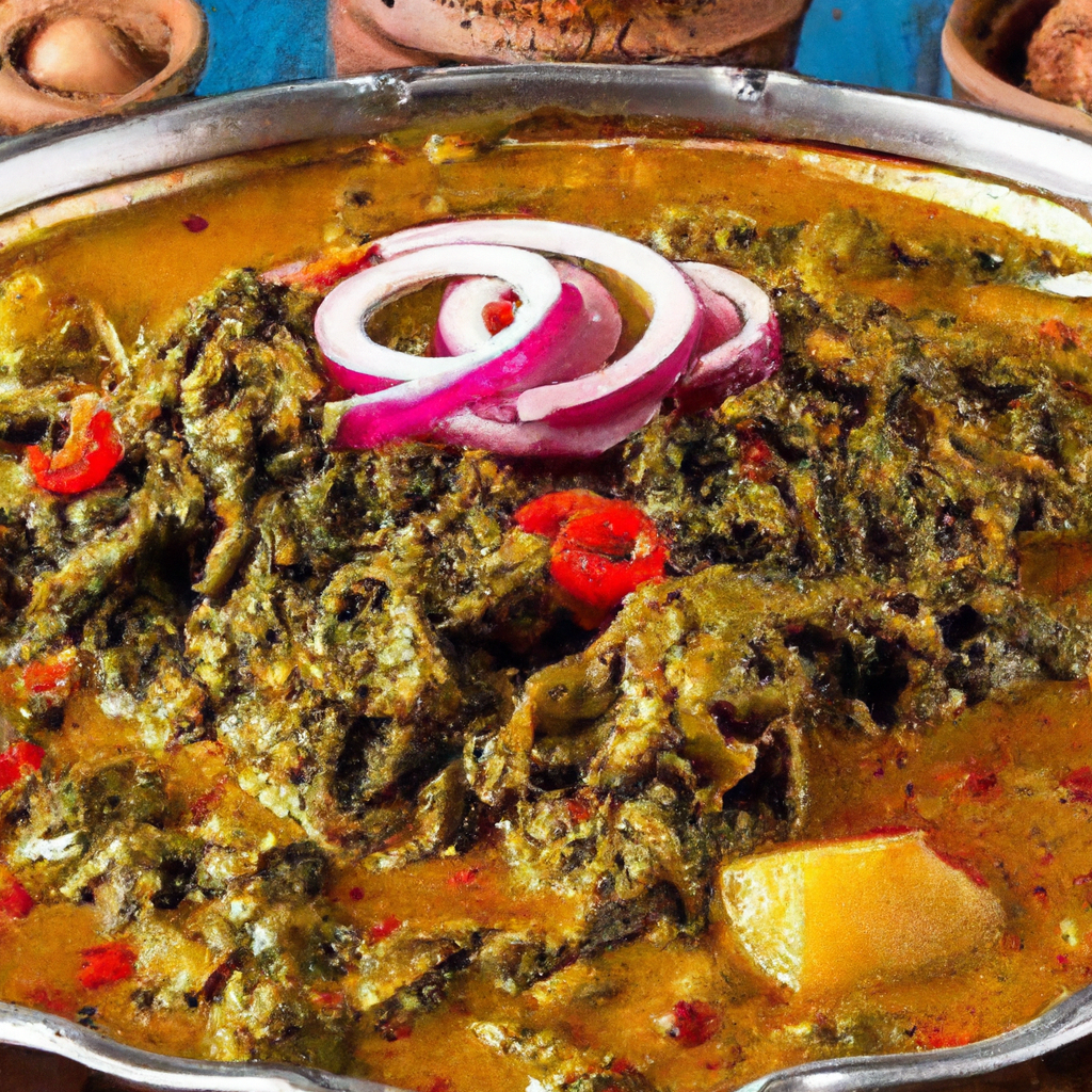 Yehamli Wot Spicy Spinach Stew