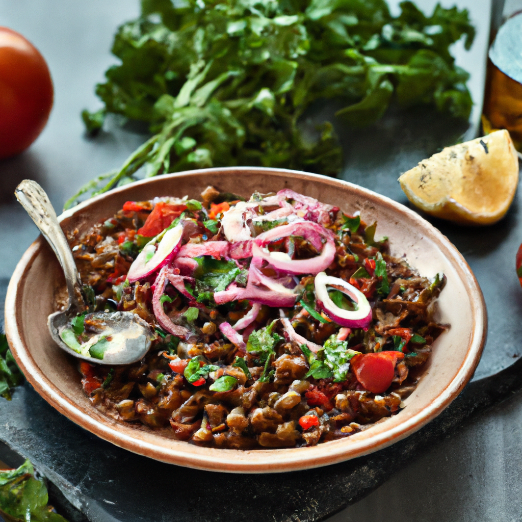 Azifa Bet Timatim Lentil Salad With Tomatoes
