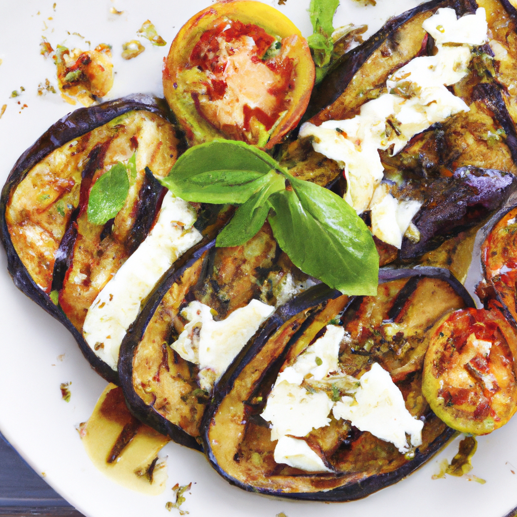 Berenjenas Con Queso De Cabra Eggplant With Goat Cheese
