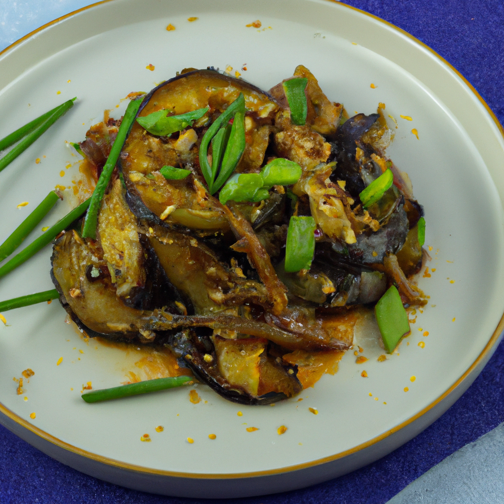 Ginger Garlic Eggplant