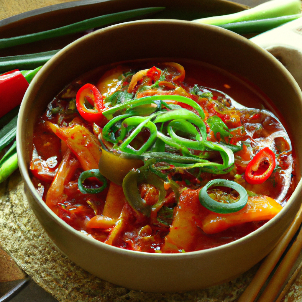 Korean Spicy Vegetable Hotpot
