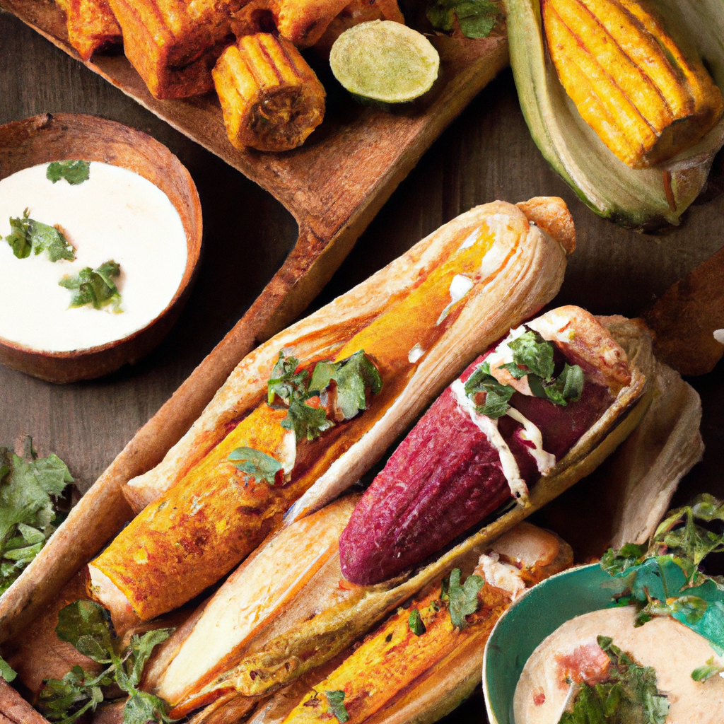 Roasted Sweet Potato And Corn Tamales