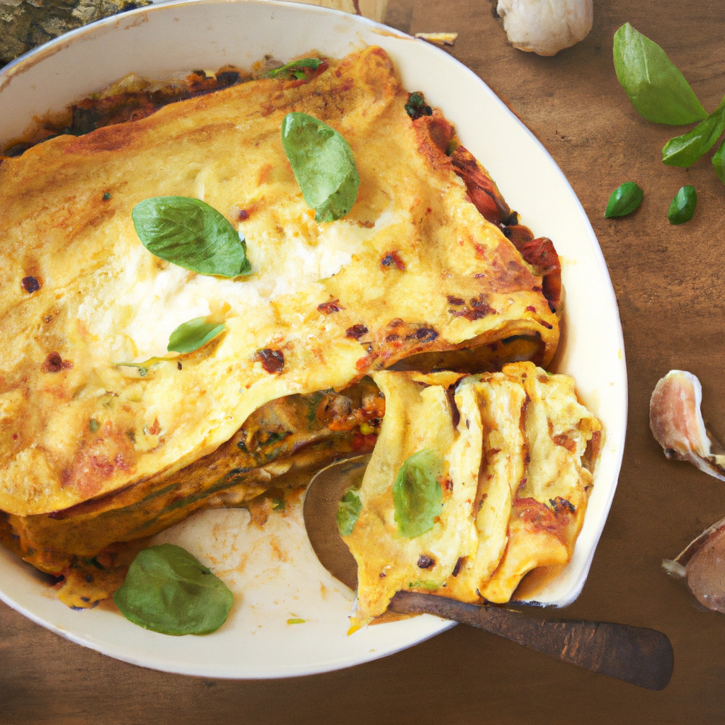 Vegetarian Lasagna With B&eacute;chamel Sauce