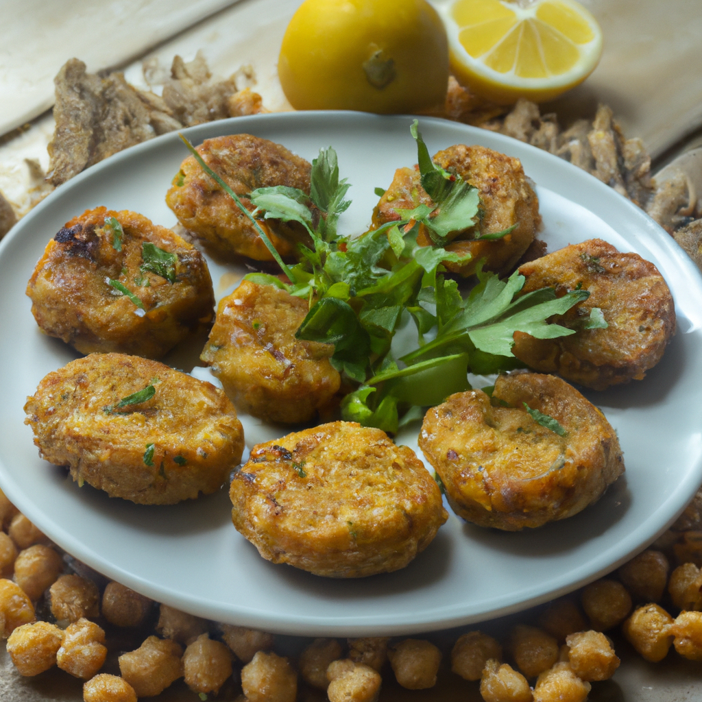 Baked Greek Chickpea Patties