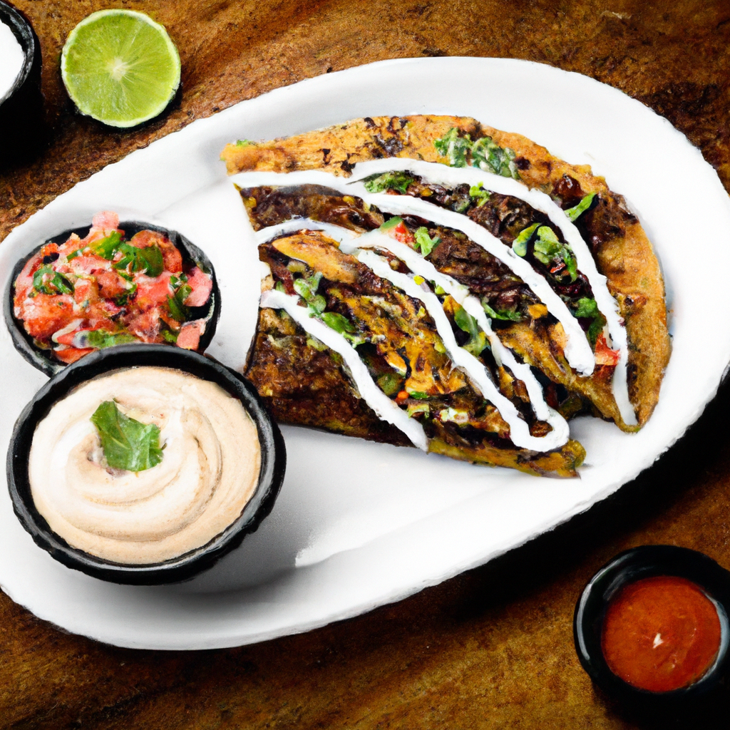 Black Bean And Avocado Quesadillas