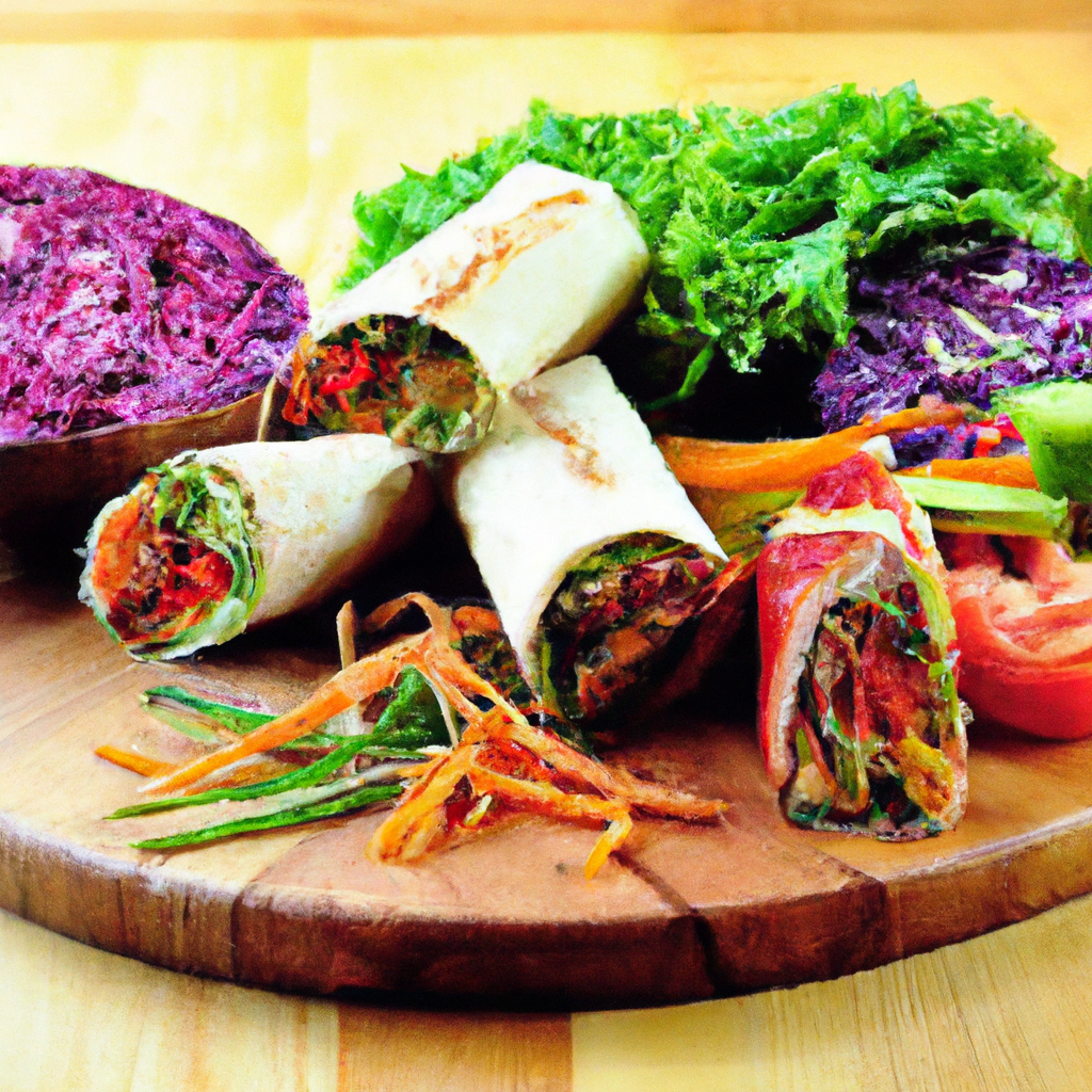 Korean Bbq Veggie Wraps