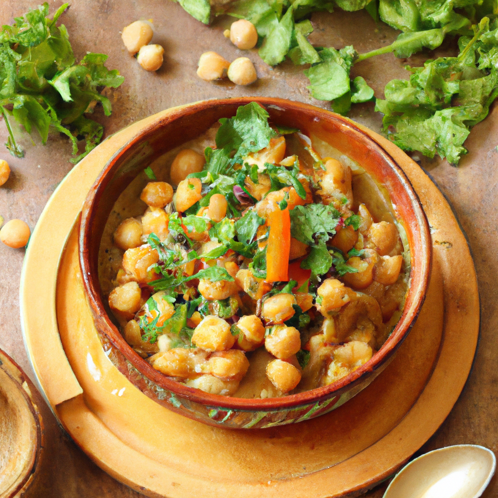 Lebanese Chickpea And Eggplant Stew