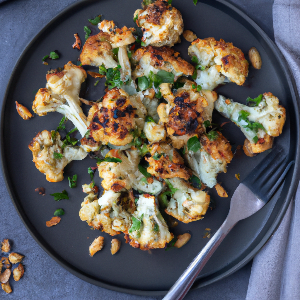 Roasted Cauliflower With Lemon And Pine Nuts
