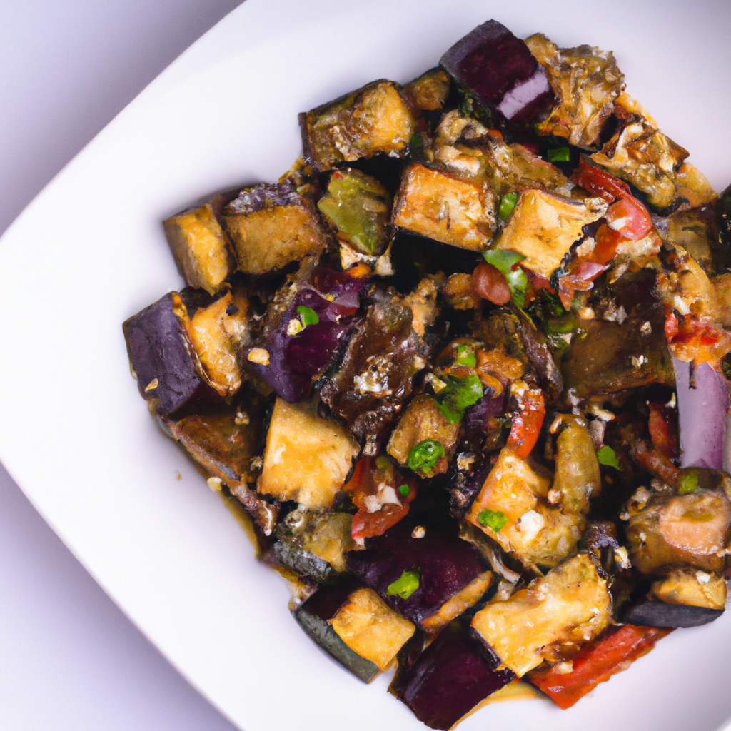 Stir Fried Eggplant With Tofu