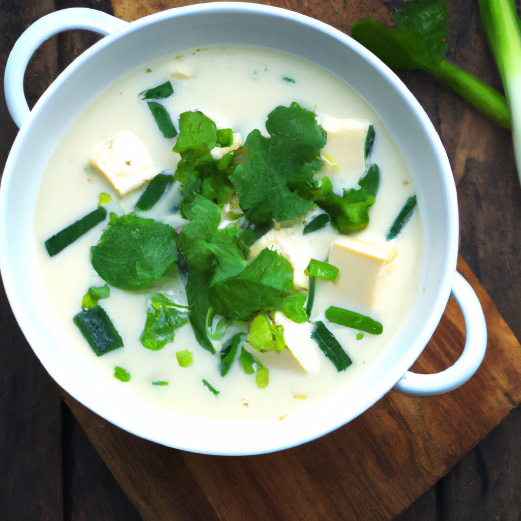 Tofu And Ginger Soup