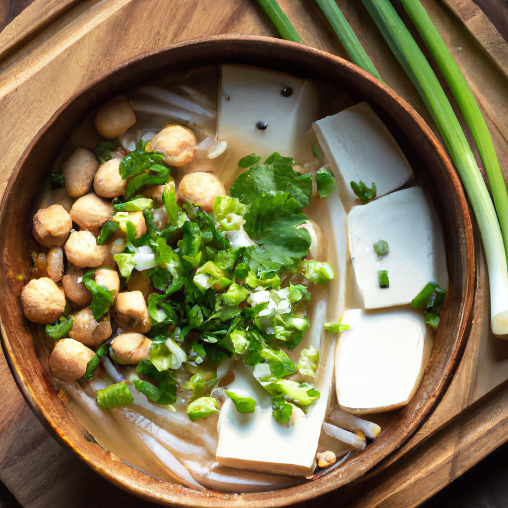 Tofu And Peanut Noodle Soup