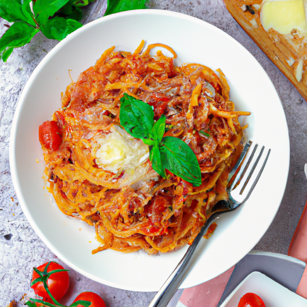 Tomato Basil Garlic Pasta