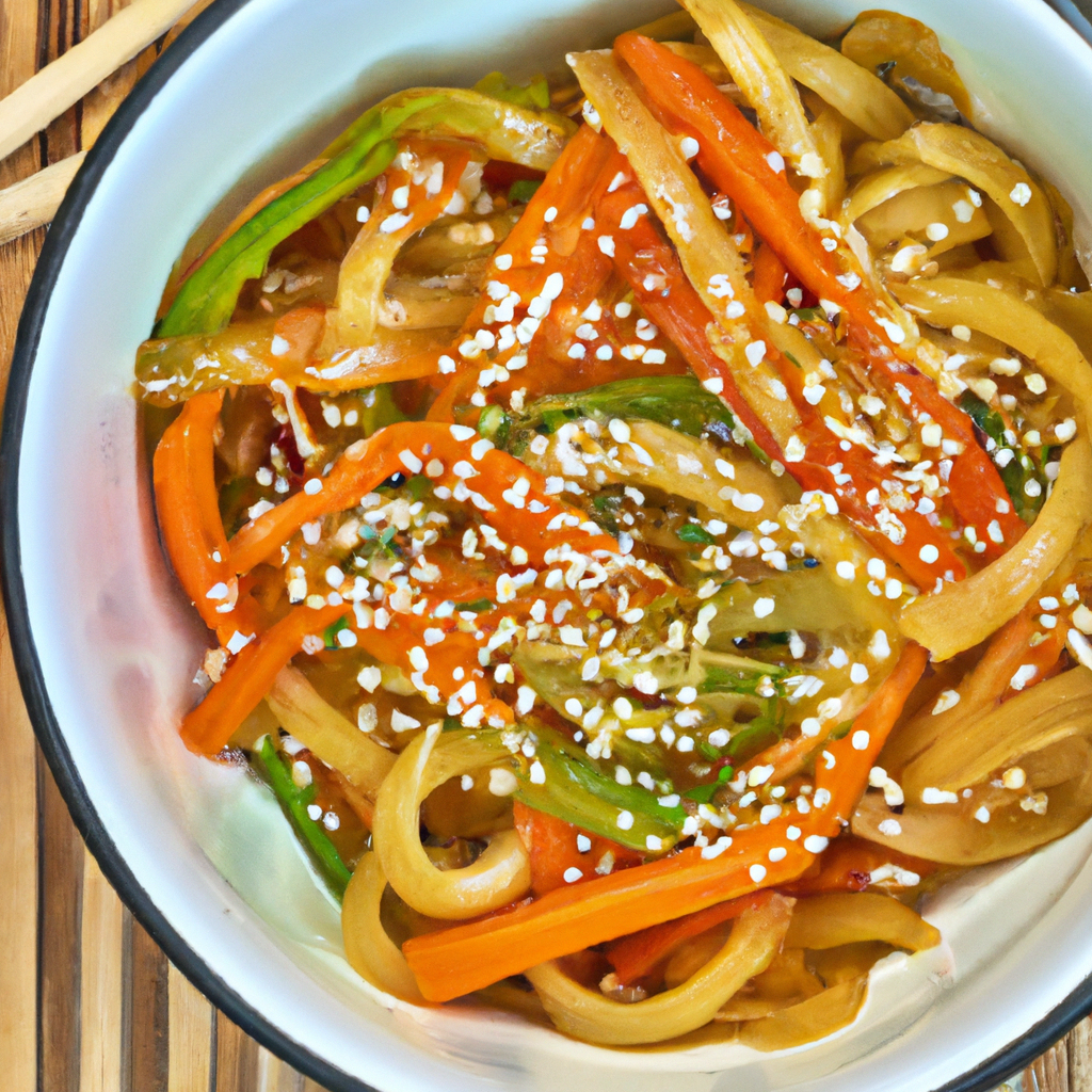 Vegetarian Udon Stir Fry