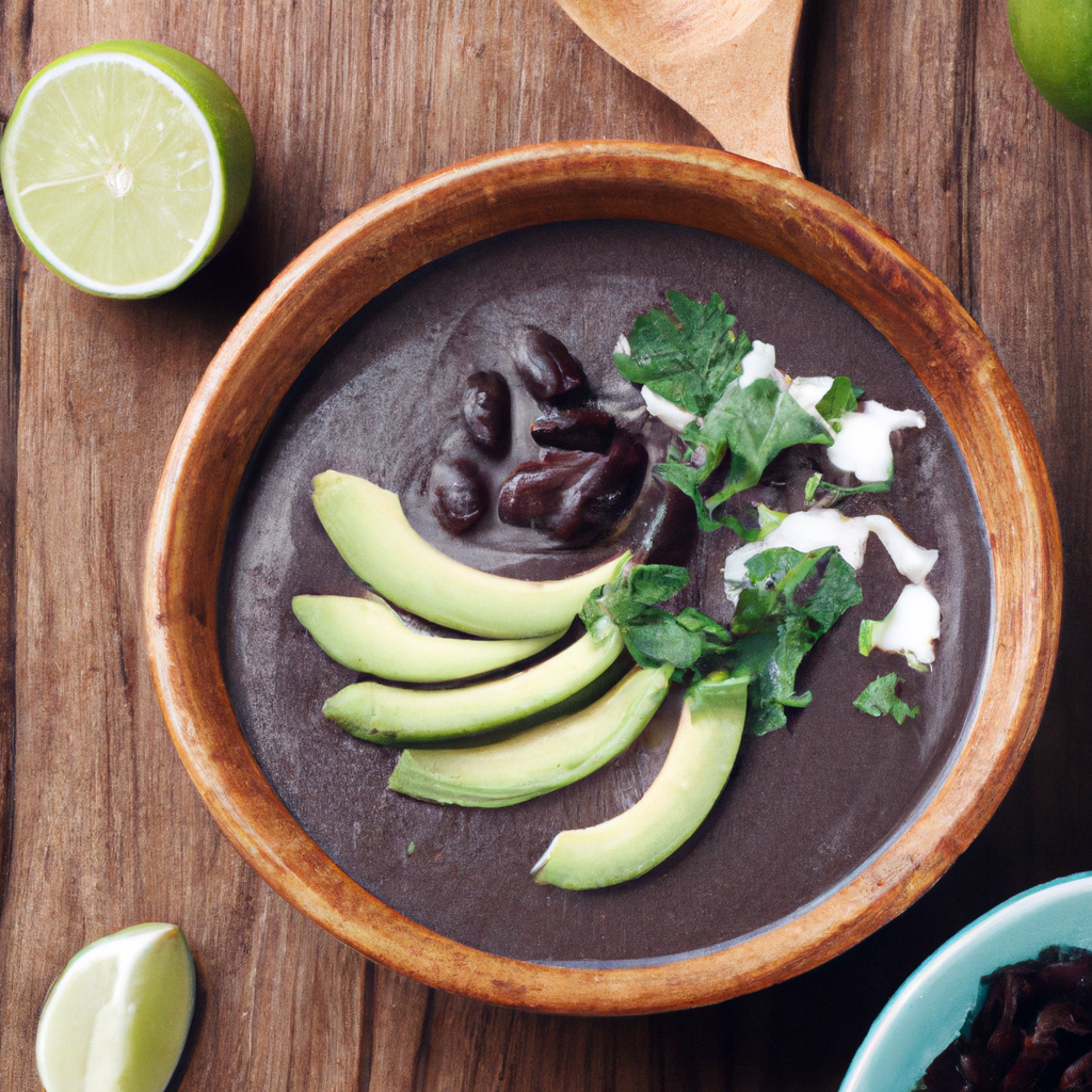 Caribbean Style Black Bean Soup