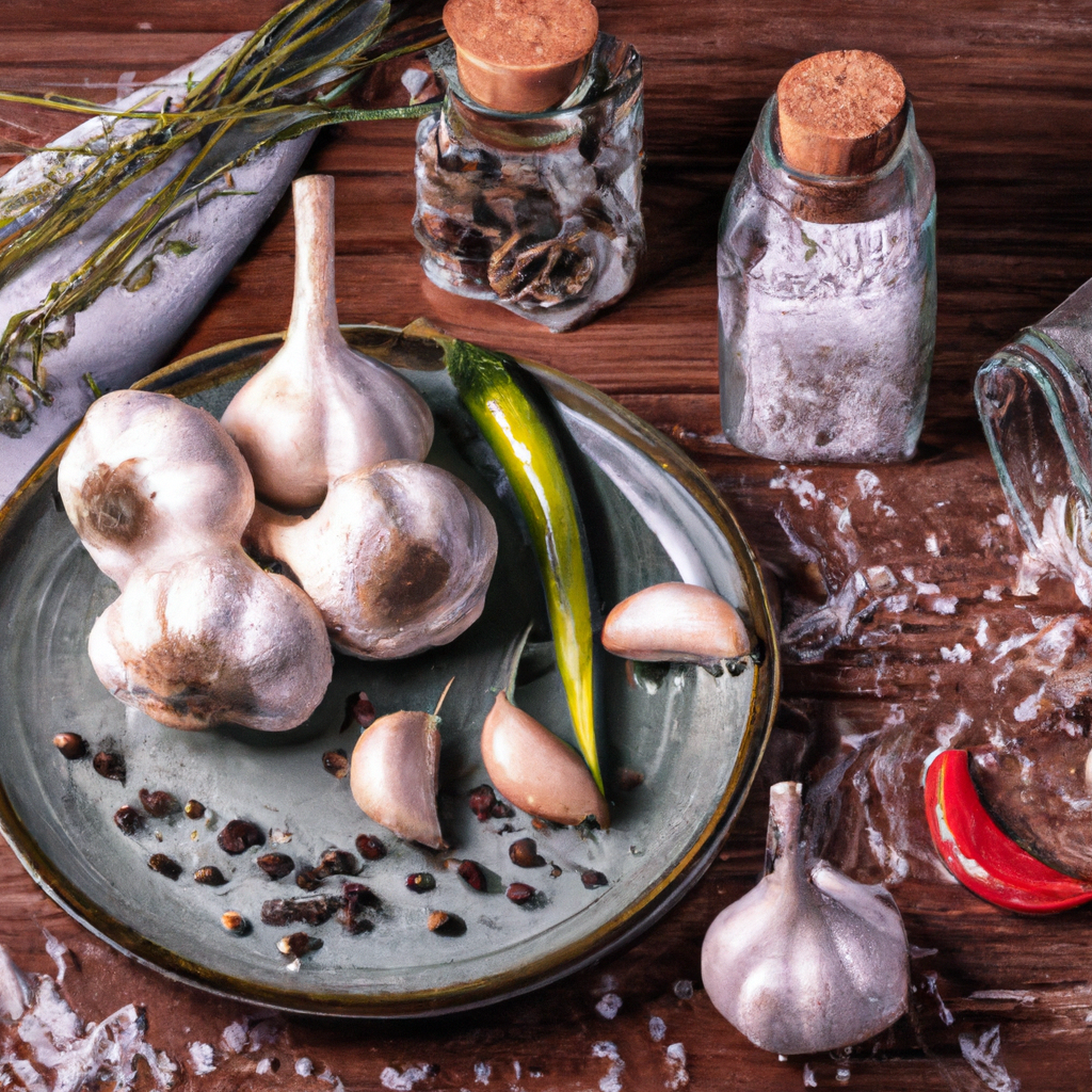 Fermented Pickled Garlic Cloves