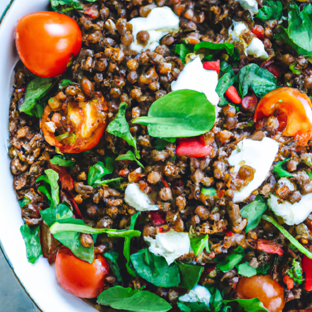 Mediterranean Lentil And Spinach Salad