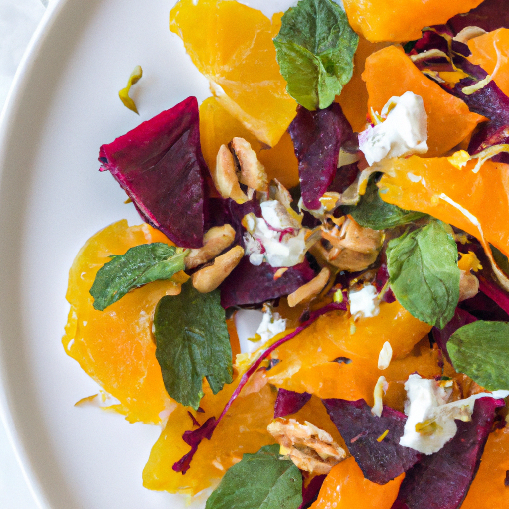 Salada De Beterraba E Laranja Beet And Orange Salad