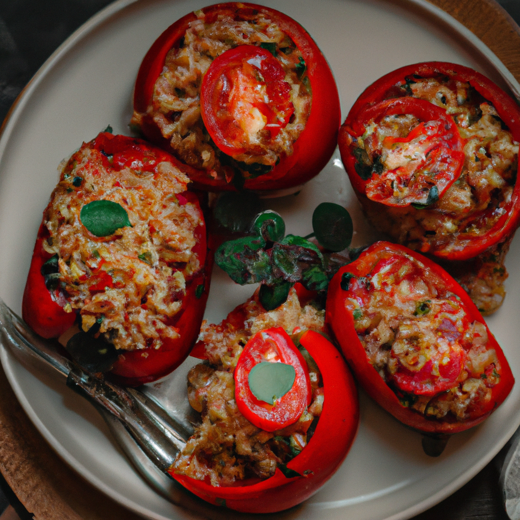 Stuffed Tomatoes With Quinoa And Herbs