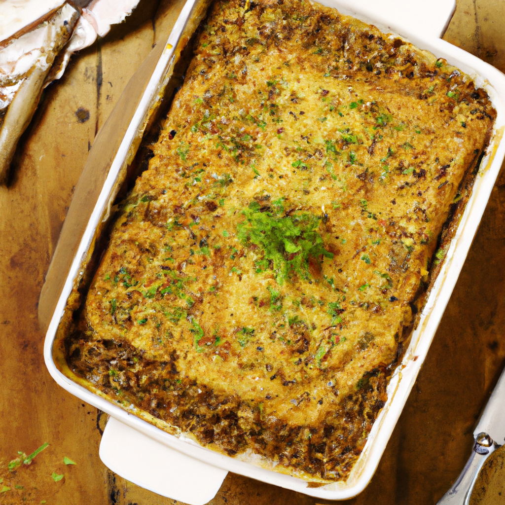 Vegetarian Lentil Moussaka