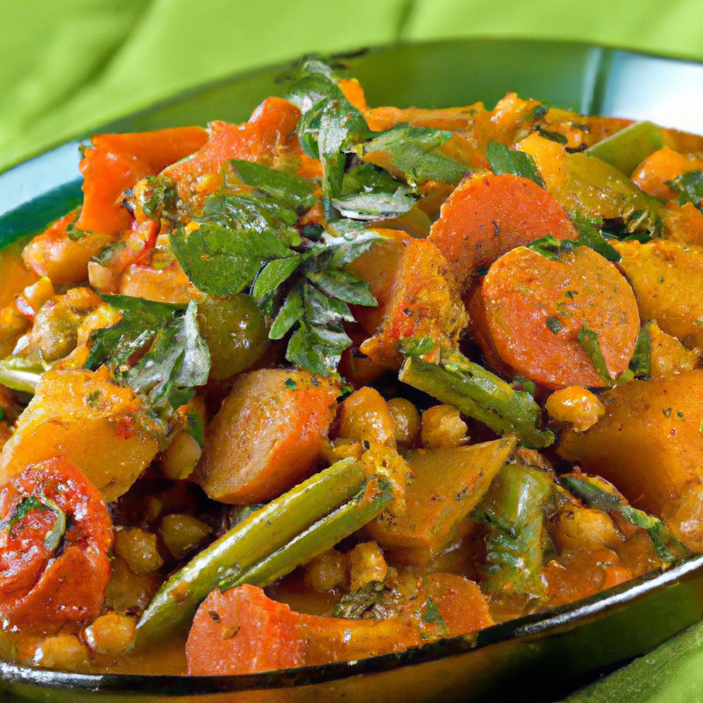Atkilt Wot Bet Karya Vegetable Stew With Chilies