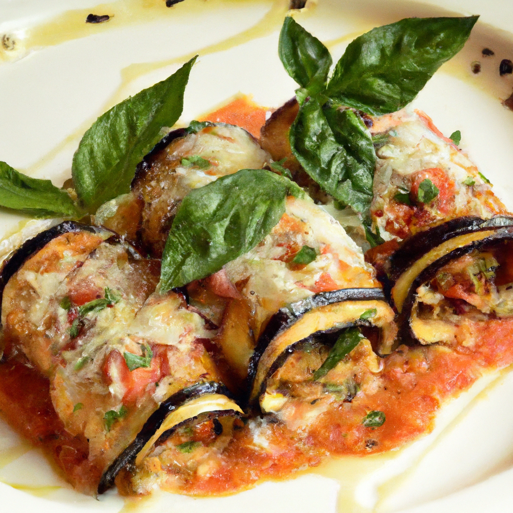 Eggplant Rollatini With Ricotta