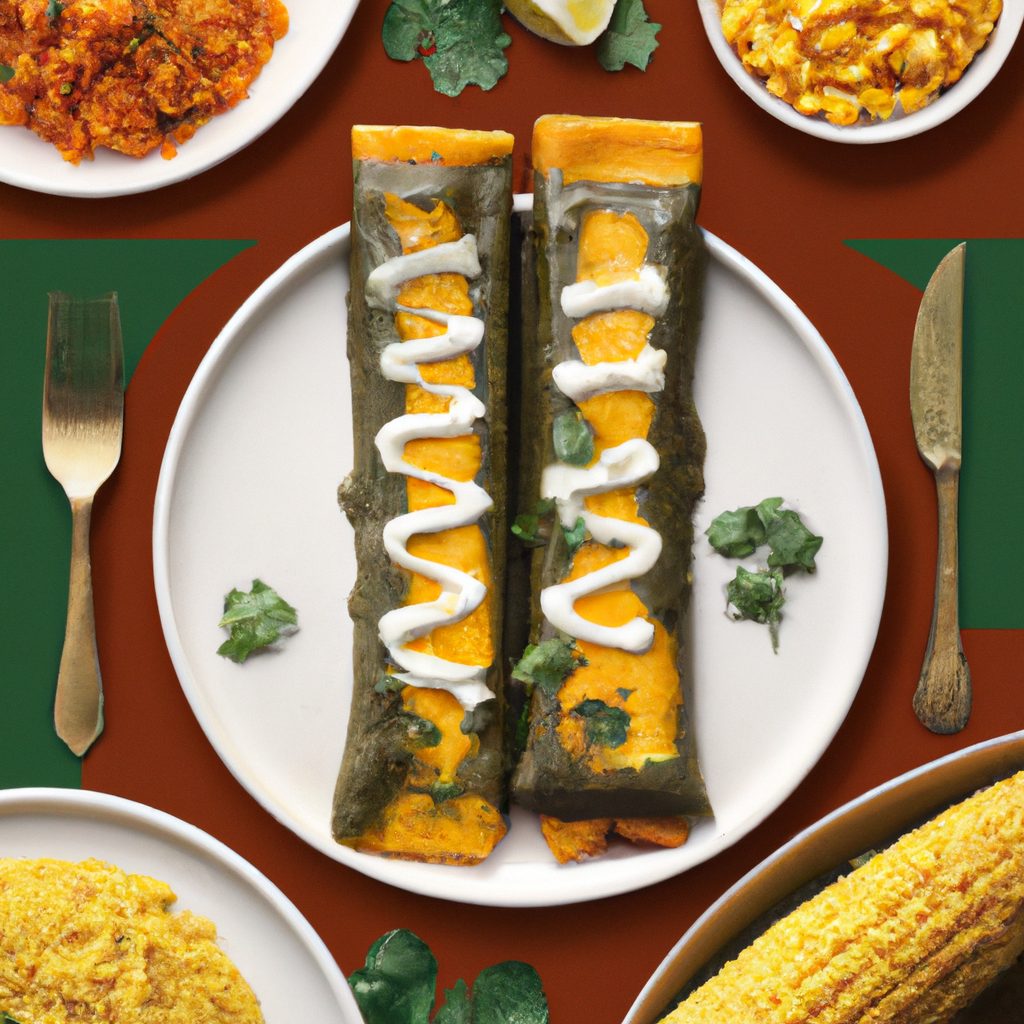 Grilled Corn And Poblano Enchiladas