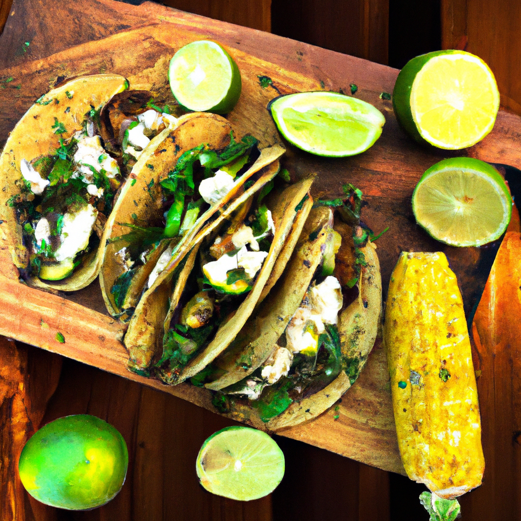 Grilled Zucchini And Corn Tacos