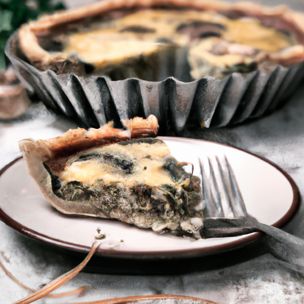Mushroom Quiche