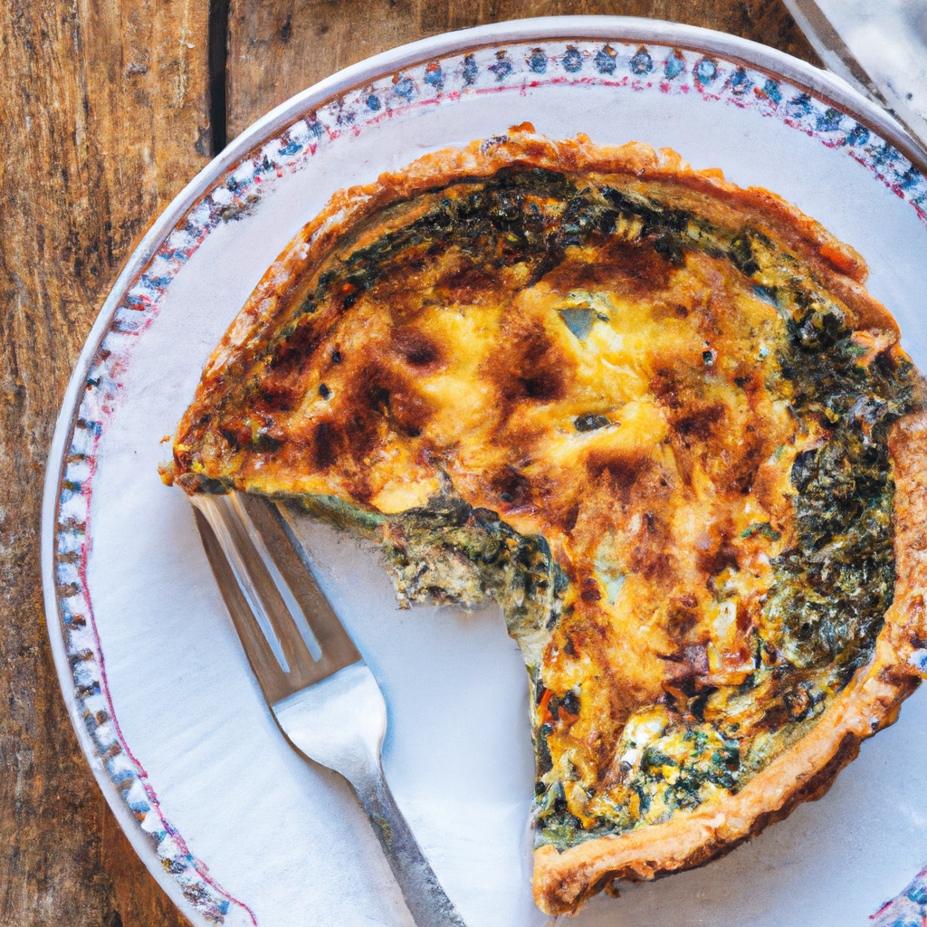 Quiche Lorraine With Spinach