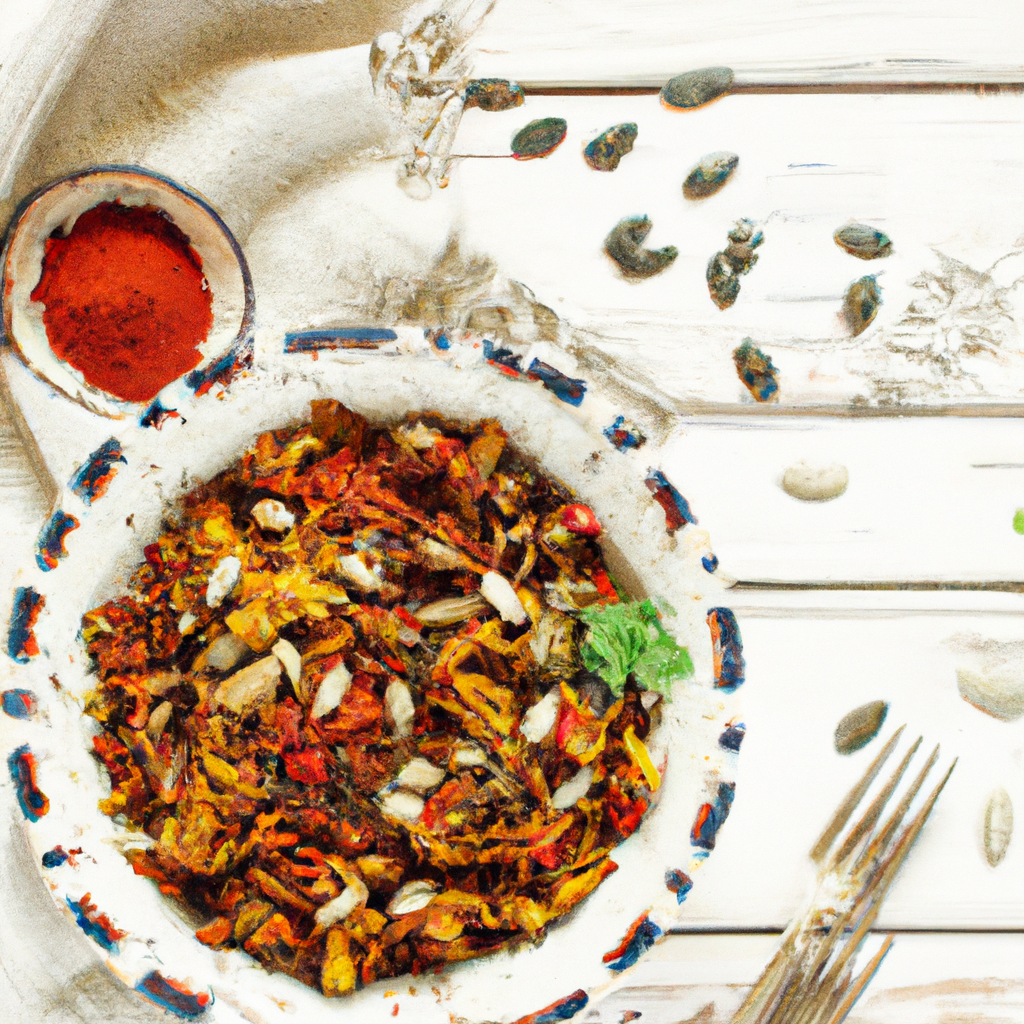 Suf Fitfit Sunflower Seed And Injera Stew