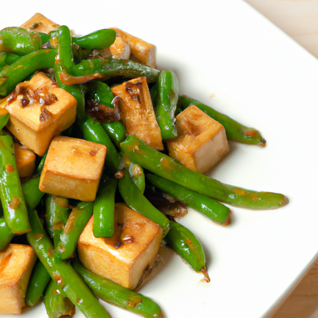 Szechuan Style Green Beans And Tofu