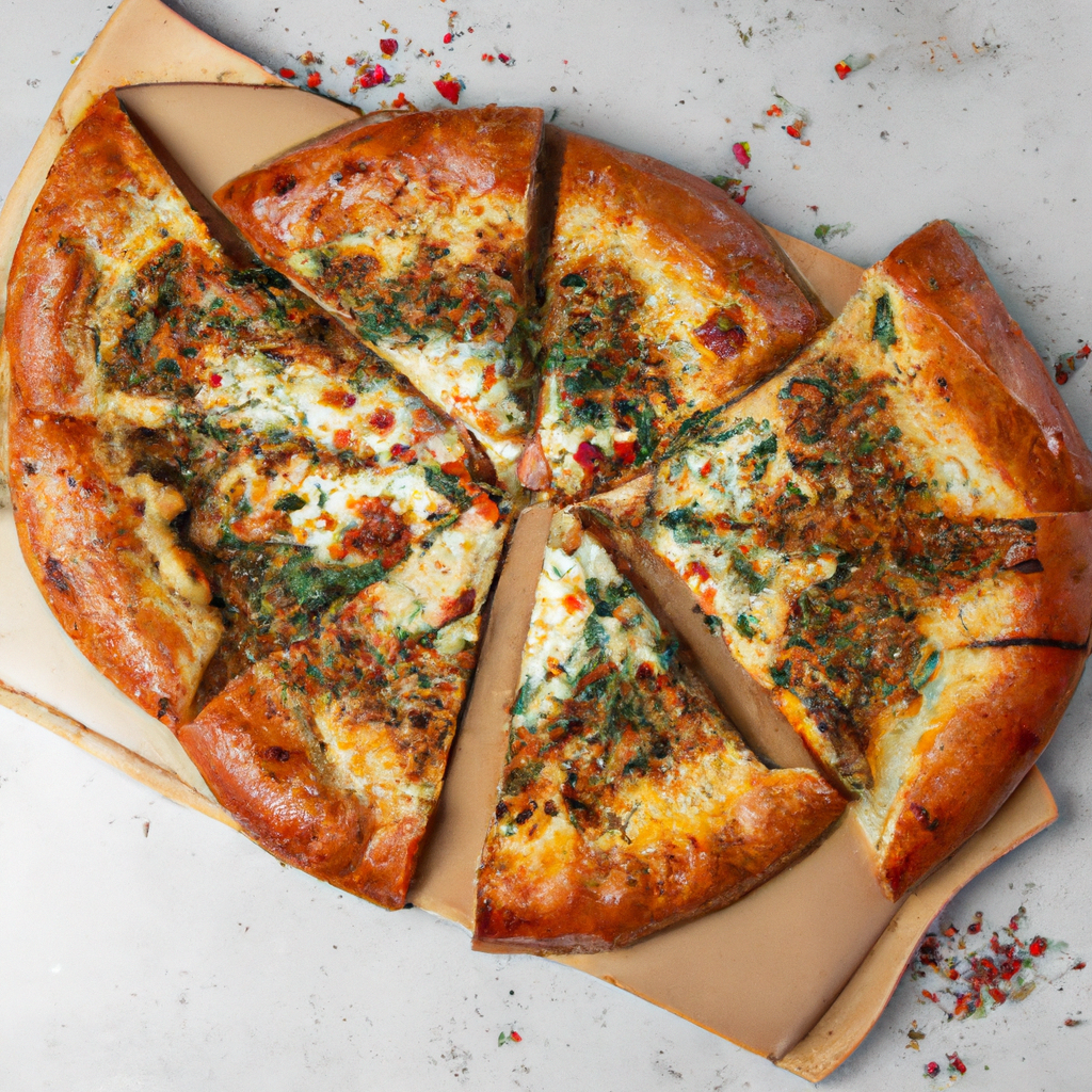 Vegetarian Turkish Pide With Cheese