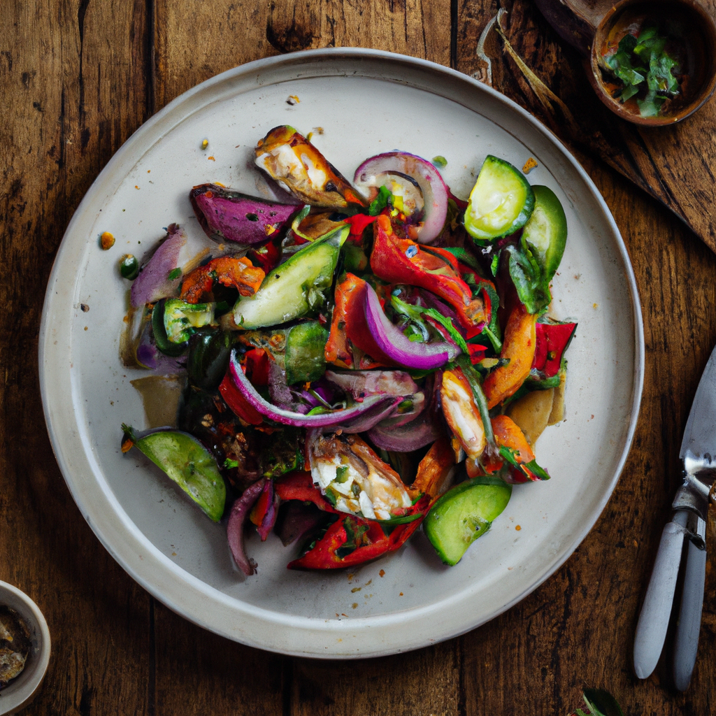 How To Create A Cozy Winter Salad With Roasted Veggies