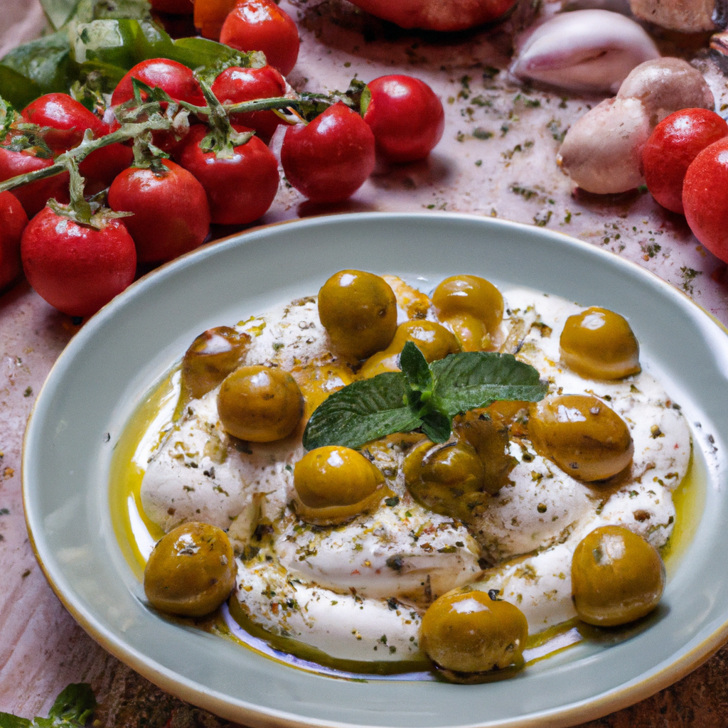 Lebanese Labneh With Garlic