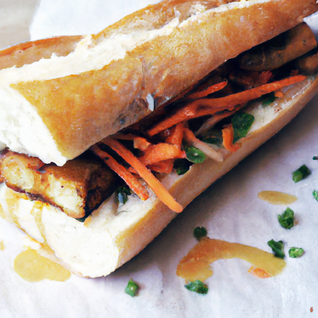 Tofu Banh Mi With Spicy Mayo