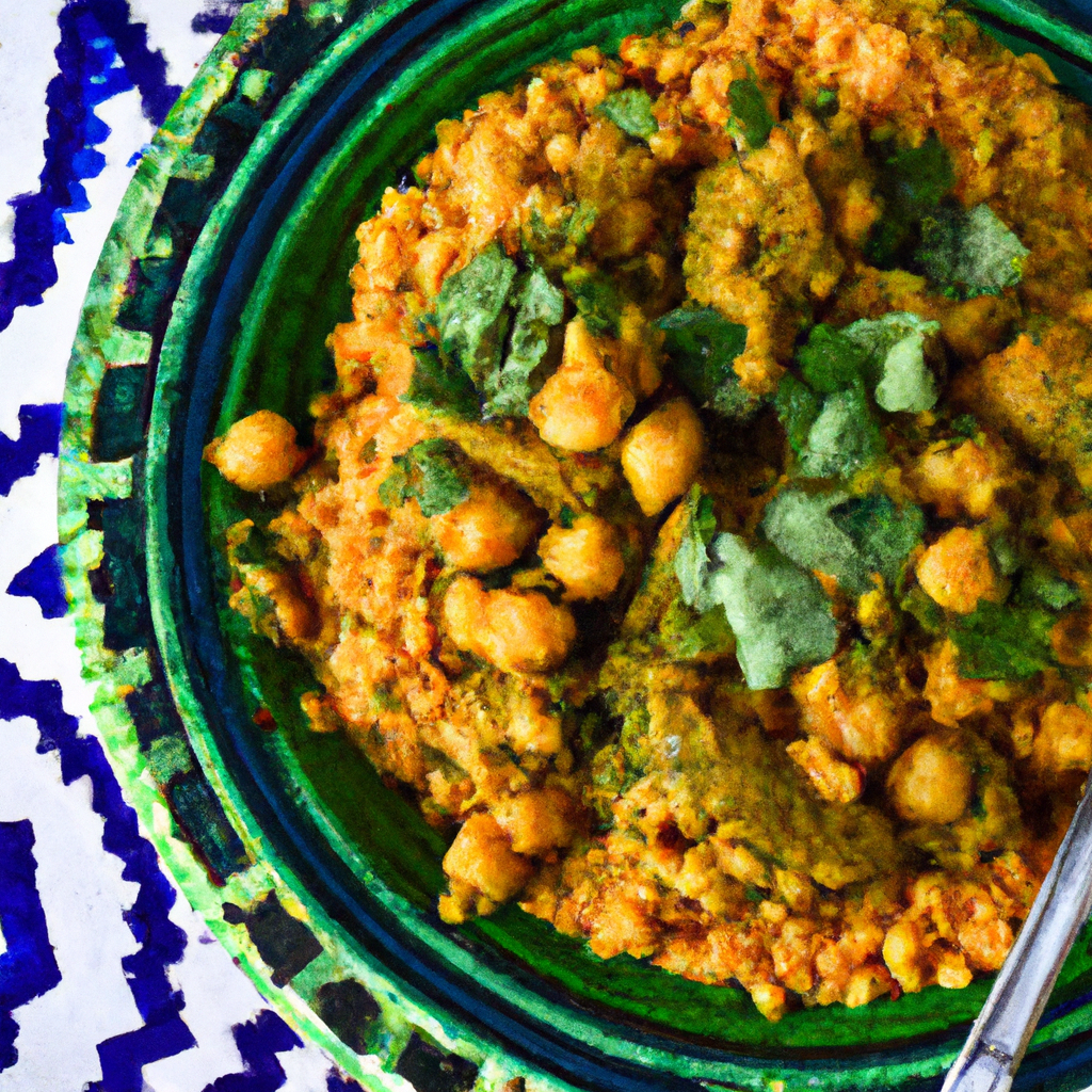 Couscous With Spiced Chickpea Stew