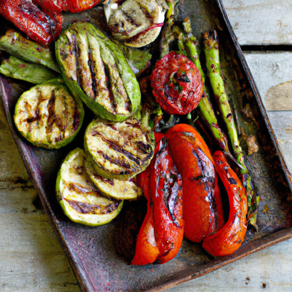 Grilled Vegetables With Lemon And Oregano