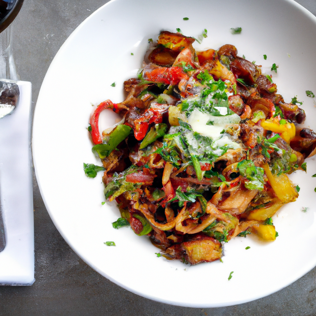Pasta With Roasted Vegetables